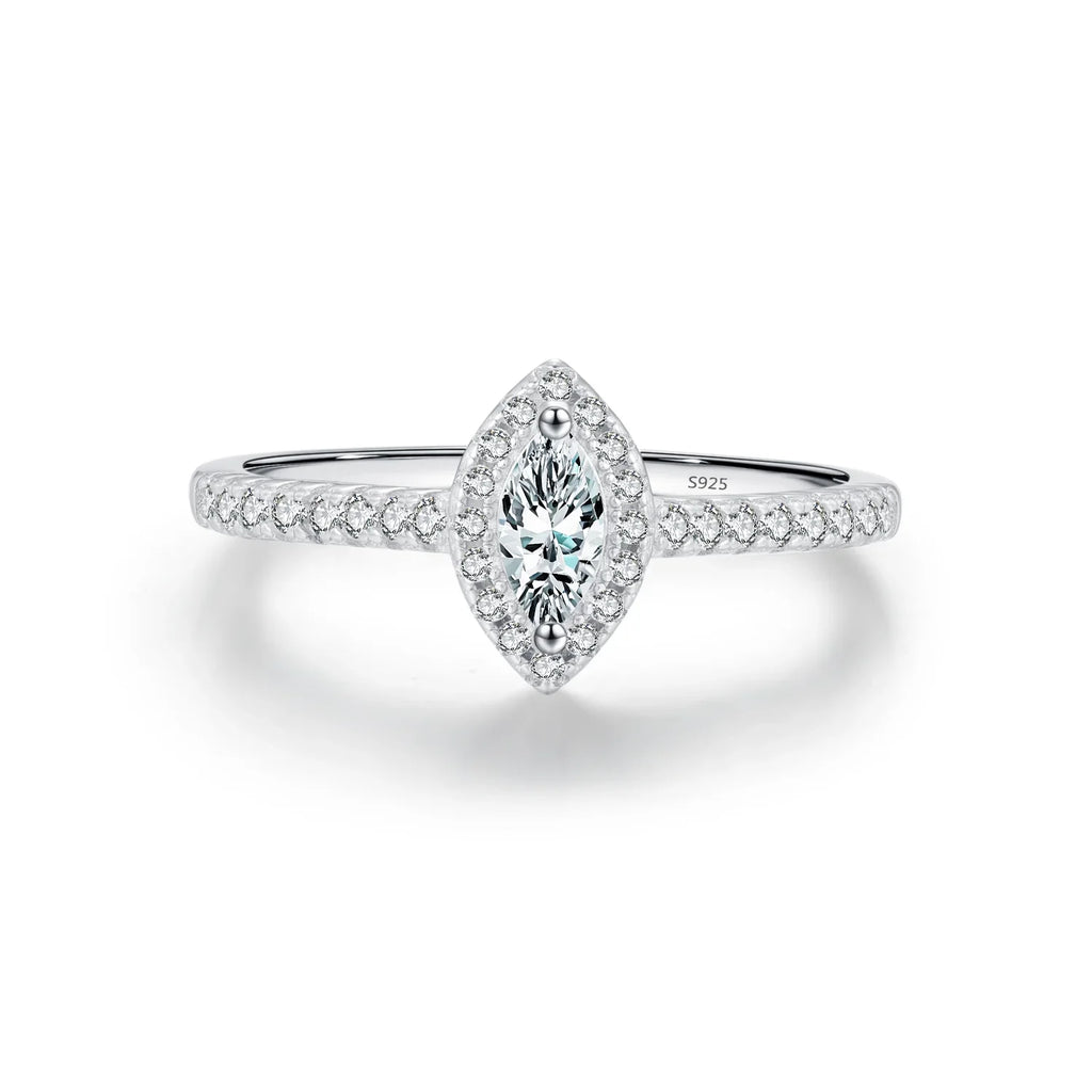 Micro-Inlaid Full Diamond Zircon Ring