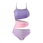 One Piece Swimsuit Color Matching Vacation Sexy Swimsuit Bella Mia