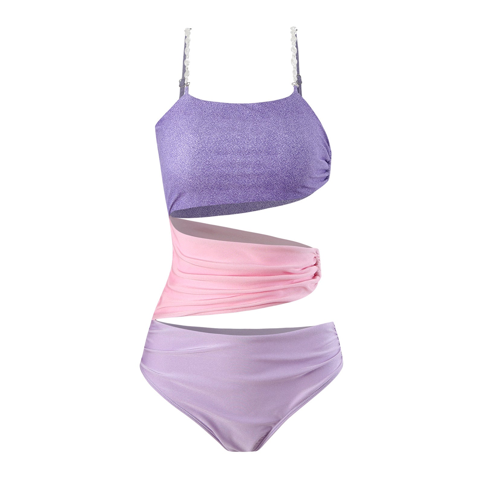 One Piece Swimsuit Color Matching Vacation Sexy Swimsuit Bella Mia