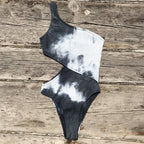 Swimsuit Wrinkle Champray Sexy Siamese One Shoulder Bikini Swimsuit Women Bikini Bella Mia