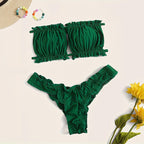 Bikini Lace up Split Swimsuit Women Beach Bikini Bella Mia
