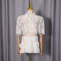 Women Autumn High Grade Waist Slimming Collared Elegant Two Piece Set Bella Mia