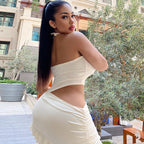 Women Clothing Solid Color Sleeveless Dress High Collar Casual Pullover Hip Dress Bella Mia