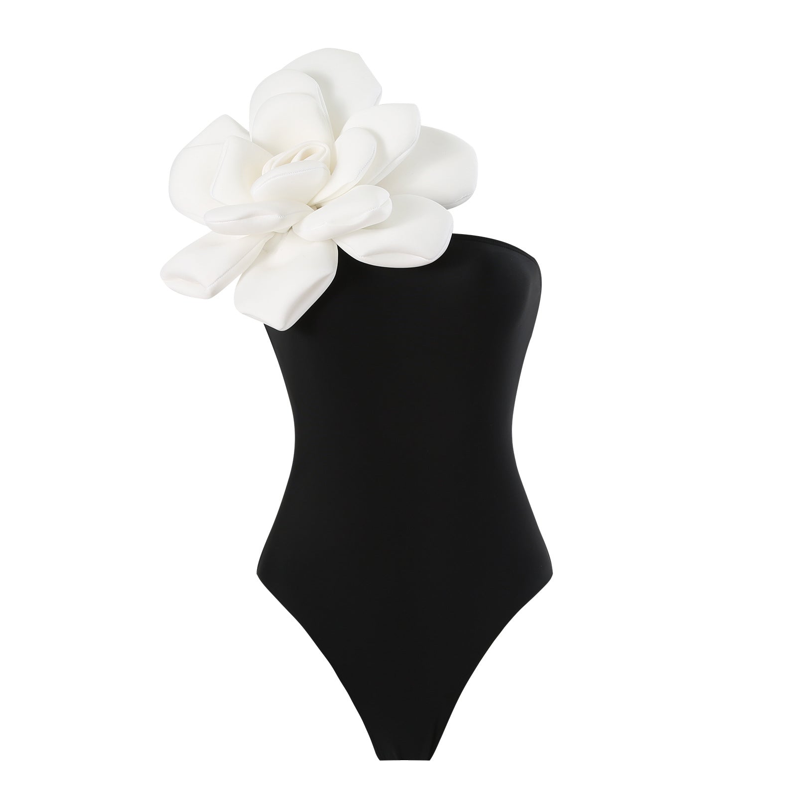 One Piece Swimsuit Women Skinny Slimming Big Floral Swimsuit Outfit Chiffon Dress Bella Mia
