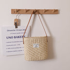 Direct Square Shoulder Straw Bag Simple Underarm Woven Bag Vacation Beach Bag Women Bag Bella Mia