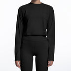 Autumn Winter Sports T shirt Women Yoga Clothes Women round Neck Slim Fit Sports Long Sleeved Top Bella Mia