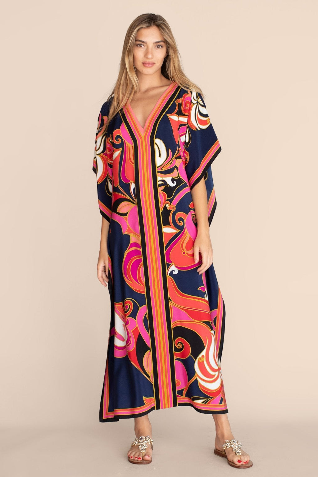 Fabrics Printed Robe Vacation Casual Beach Bikini Cover Bella Mia