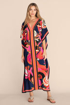 Fabrics Printed Robe Vacation Casual Beach Bikini Cover Bella Mia