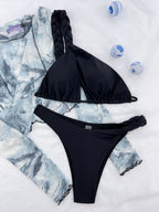 Bikini Woven Shoulder Strap Swimsuit Swimsuit Bella Mia