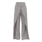 French Minority Design High Waist Trousers Women Clothing Spring Loose Irregular Asymmetric Casual Wide Leg Pants Bella Mia