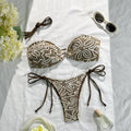 Beach Vacation Sexy Maillard Split Swimsuit Swimwear Bikini