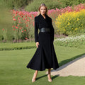 Trendy Elegance Autumn Winter Special Interest High Grade Light Luxury Collared Design Trench Coat Women Bella Mia