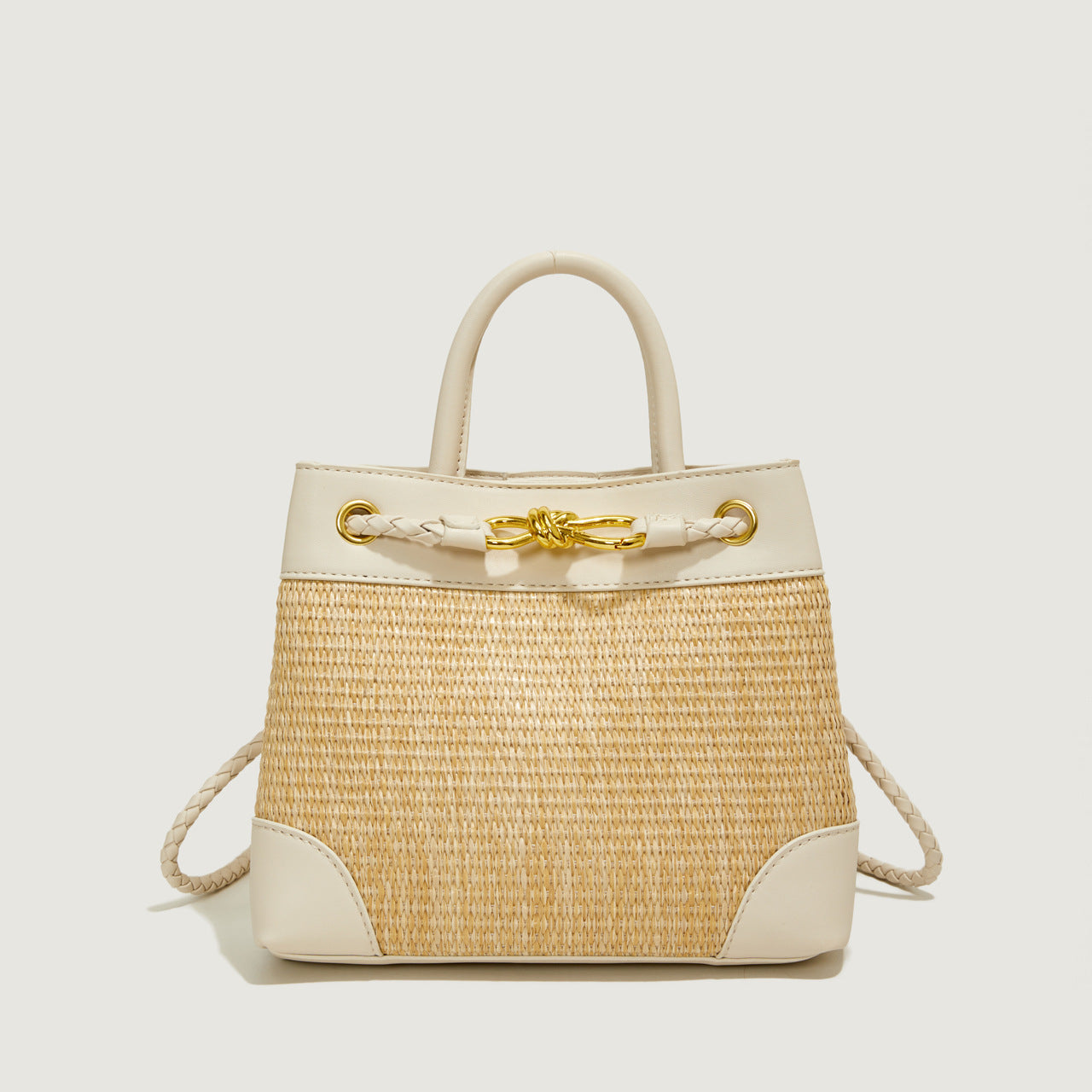Messenger Bag Korean Niche Straw Woven Bag for Women Summer All Matching Beach Handbag Bella Mia