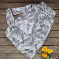 Retro Printed Mesh Long Sleeve Tube Top High Waist Bikini Split Swimsuit Women Skirt Three Piece Sets Bella Mia