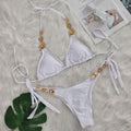 Sexy Bikini Suit Luxury Crystal Diamond Bandage Women Swimsuit Beach Vacation Swimsuit Bella Mia