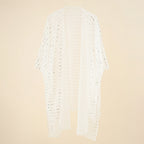 Sequ Solid Color Sun Protection Beach Seaside Holiday Sun Protection Clothing Mid Length Blouse Bella Mia
