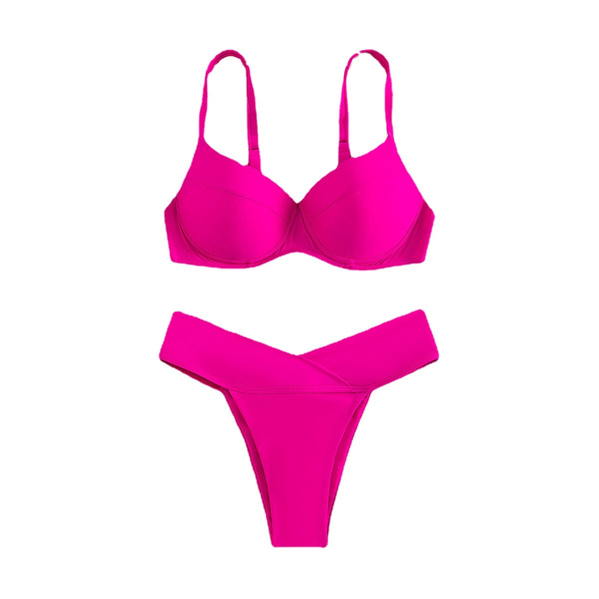 Bikini Solid Color Swimsuit Sexy Split Swimsuit Bella Mia