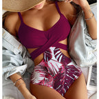 Swimsuit Summer Bikini Skinny Hollow Out Cutout Swimsuit Women Bella Mia