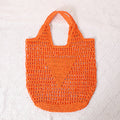 Large Capacity Hollow Out Cutout Straw Bag Fresh Candy Color One Shoulder Tote Woven Bag Portable Women Beach Bag Bella Mia