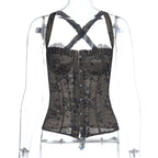 Lace Sexy Waist Tube Top Autumn All Matching Slim Fit Vest for Women Bella Mia