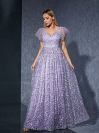 Embroidered Large Skirt Dress Photo Taking Ball Niche Evening Dress Dinner Formal Dress Bella Mia