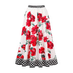 Spring Sexy Swimsuit Women Conservative Warm Printed Swimsuit Wrap Skirt Set Bella Mia