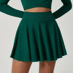 Ice High Waist Yoga Skirts Exercise Skort Tennis Skirt Exercise Workout Quick Drying Sun Protection Skirt Bella Mia
