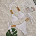 Crystal Diamond Bikini Sexy Women Split Bandage Swimsuit Beach Vacation Swimsuit Bella Mia