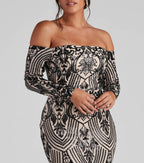 Women Elegant Sequ Sexy off Neck Dress Cocktail Evening Maxi Dress Bella Mia