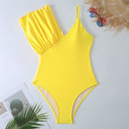 Solid Color Sexy Swimsuit Women Tight Conservative Spring Vacation Swimsuit Set Bella Mia