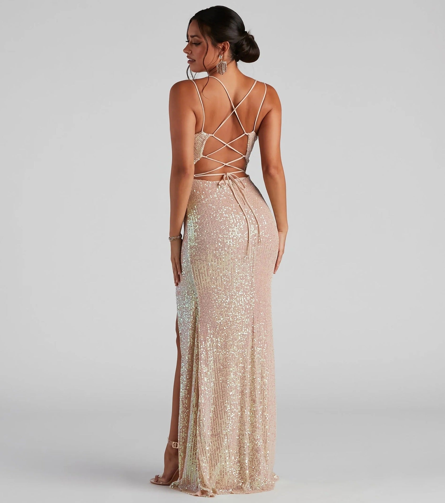 Summer Sequin Women Party Dress Club Sequ Dress Sexy Fishtail Bella Mia