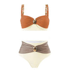 Bikini Three Piece Sets How Many Sexy Swimsuit Women Split Solid Color Swimsuit Bella Mia