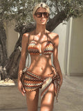 Bikini Double Bikini Three Piece Swimsuit Women Halter Swimsuit Bella Mia