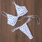 Women Retro Orchid Bikini Supply Swimsuit