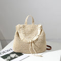Backpack Straw Bag Mori Casual Tassel Straw Bag Woven Bag Women Same Seaside Vacation Beach Bag Bella Mia