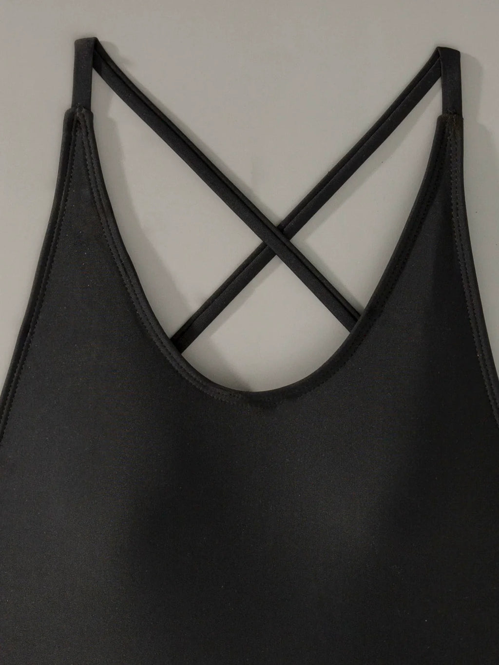 Fashion Women's Sexy Open Back Cross T-Back One-Piece Bikini Swimsuit Sexy Net Red High Harpoon Trousers Bikini