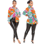 Casual Digital Printing Multi-Color Women Shirt Bella Mia