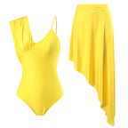 Solid Color Sexy Swimsuit Women Tight Conservative Spring Vacation Swimsuit Set Bella Mia