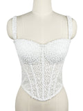 Sequined Boning Corset Corset Slim Fit Slim Fit Tube Top Top Sexy Girl Summer Bra Top Inner Wear Outer Wear