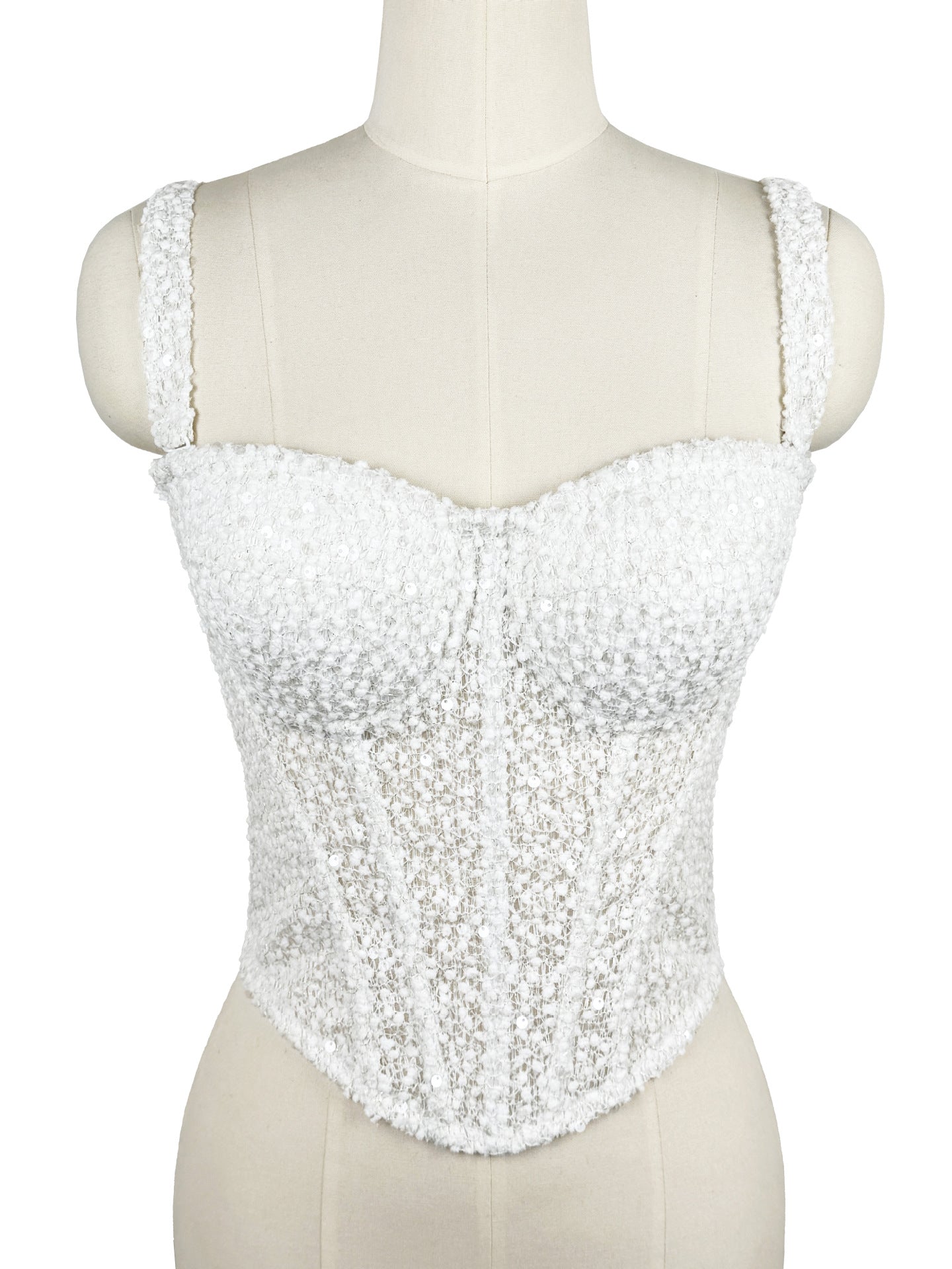 Sequined Boning Corset Corset Slim Fit Slim Fit Tube Top Top Sexy Girl Summer Bra Top Inner Wear Outer Wear