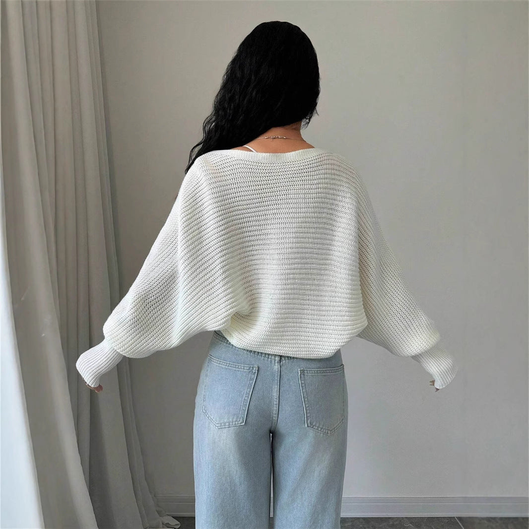 Loose All Match Knitted Cardigan Short Sweater Inverness Bella Mia
