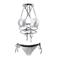 Sexy Bronzing Five Star Drawstring Strap Split Swimwear Swimsuit Bikini Bikini Bella Mia