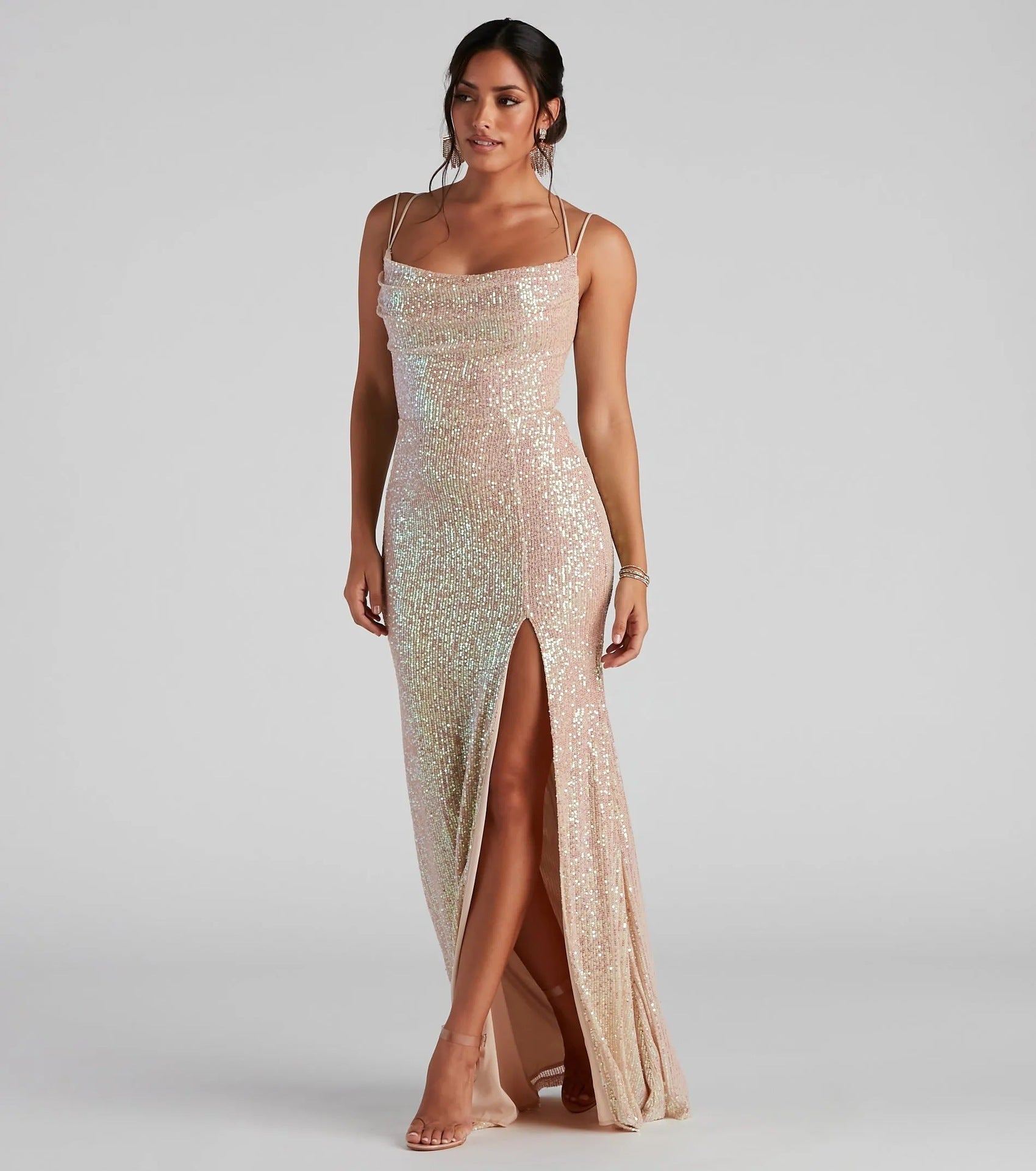 Summer Sequin Women Party Dress Club Sequ Dress Sexy Fishtail Bella Mia