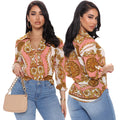 Women Casual Digital Printing Multi Color Women Shirt Bella Mia