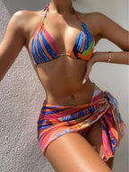 Bikini Swimwear Women Sexy Bundle Swimming Pool Swimsuit Three Piece Suit Bella Mia