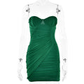 Women Clothing Summer off Neck Tube Top Dress Sexy Backless Hip Bella Mia