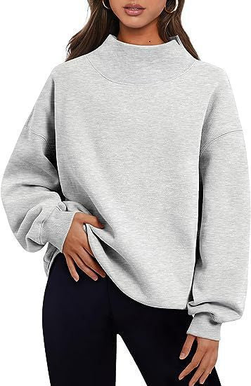 Women Autumn Winter Casual Fleece Shirt Women Thick Half Turtleneck Loose Sweatshirts Bella Mia