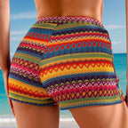Color Knitted Beach Shorts Sexy Bikini Swimsuit Women Boxer Briefs Bella Mia