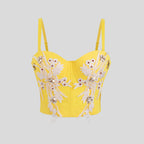 Luxury Diamond Floral Sexy Sexy High Sense Design Corselette Bella Mia