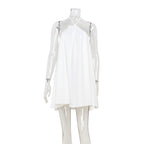 Halter Short Dress Goddess Summer Graceful Fashionable Loose Niche Clock Type Halter Dress Bella Mia
